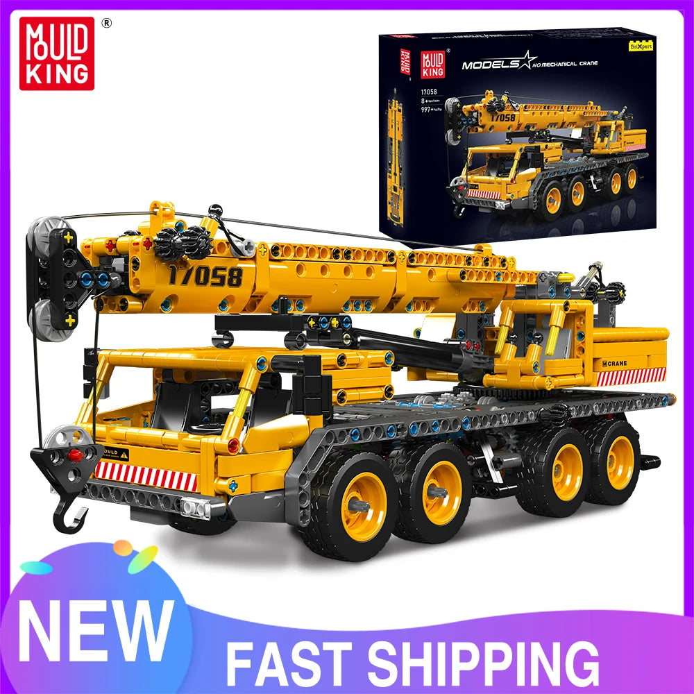 Camion Grue Mobile – Kit de Construction Compatible LEGO